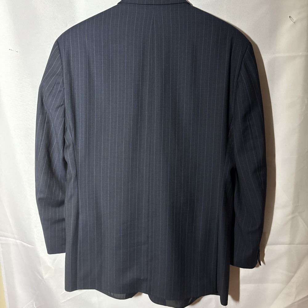 Michael Kors 42 Blue wool Soft Shoulder Mens Blazer Suit Jacket Sport Coat - Picture 13 of 16